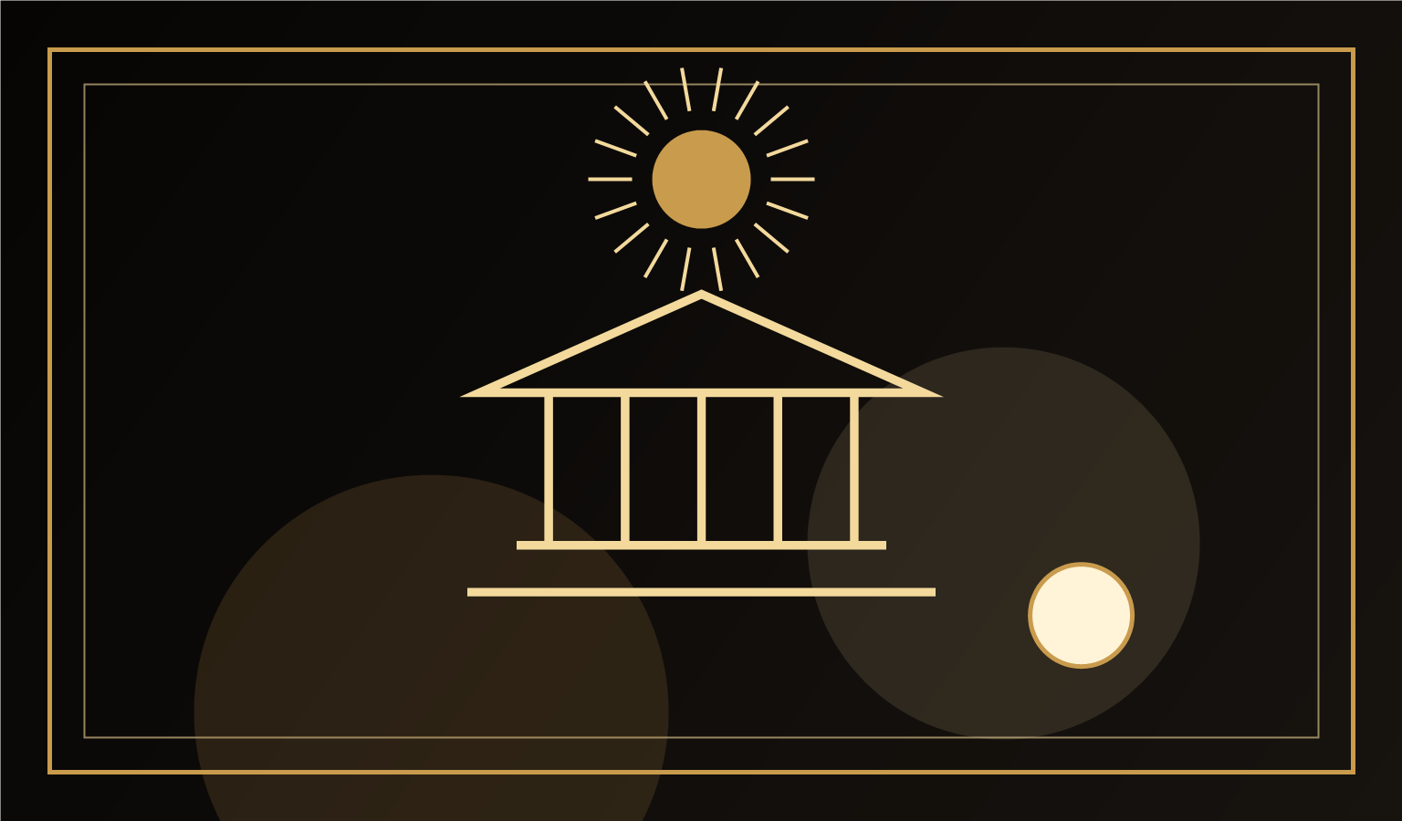 Visuel noir et or Atelier Pharaon pour Decoration egyptienne : creer une ambiance de temple chez soi