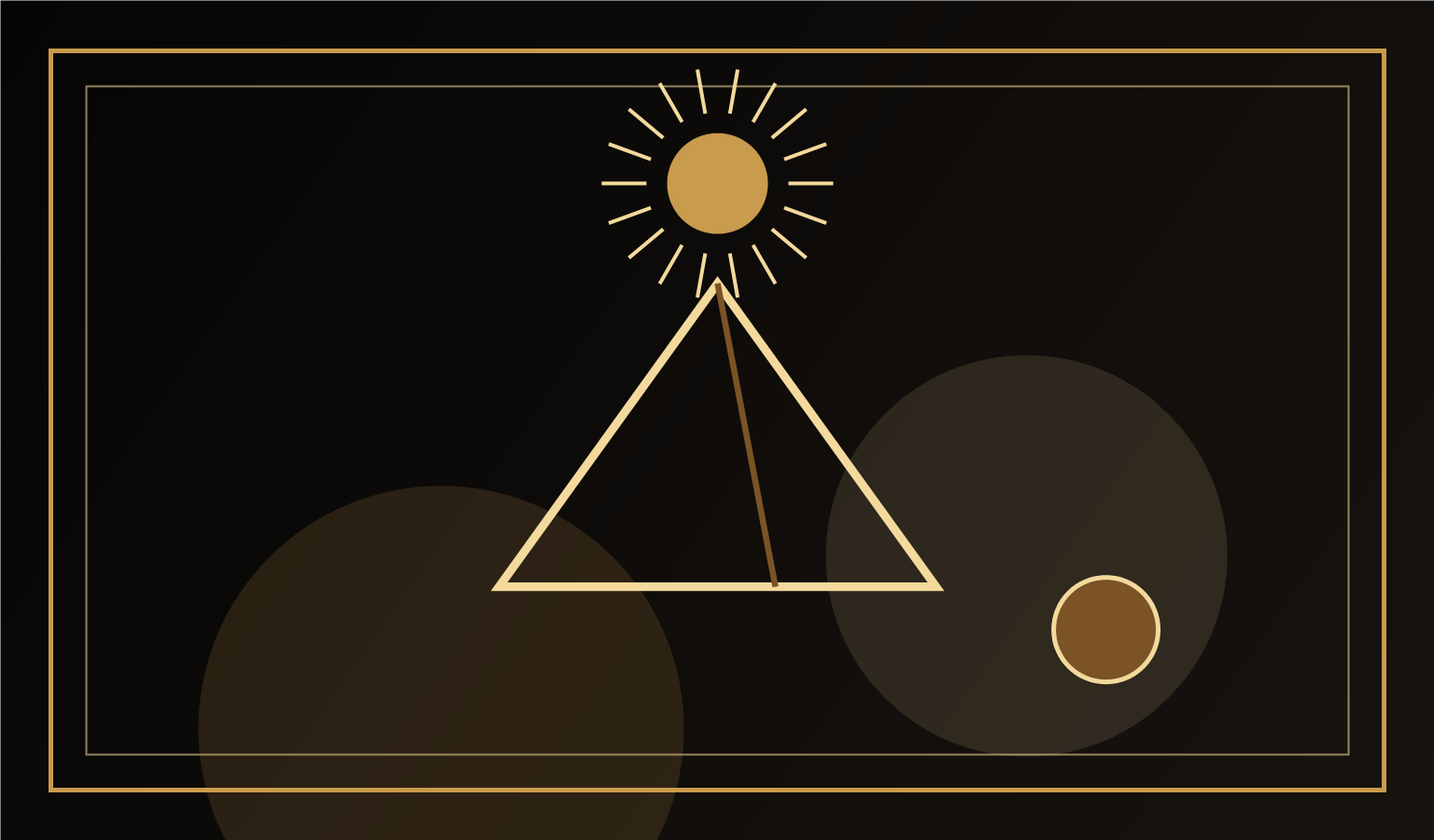 Visuel noir et or Atelier Pharaon pour Decoration egyptienne : creer une ambiance de temple chez soi